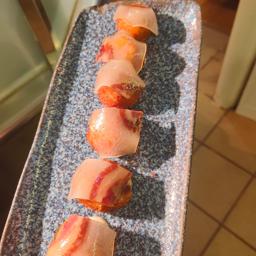 Croqueta de jamón ibérico con velo de guancciale (6)