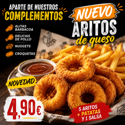 Aros de queso 