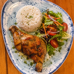 ¼ de Pollo de Corral Marinado 