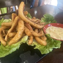 Tentáculos de Calamar Fritos