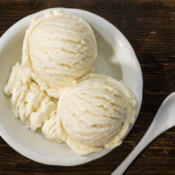 Helado de vainilla 
