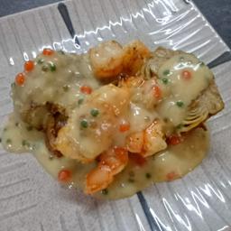 ALCACHOFAS Y GAMBAS